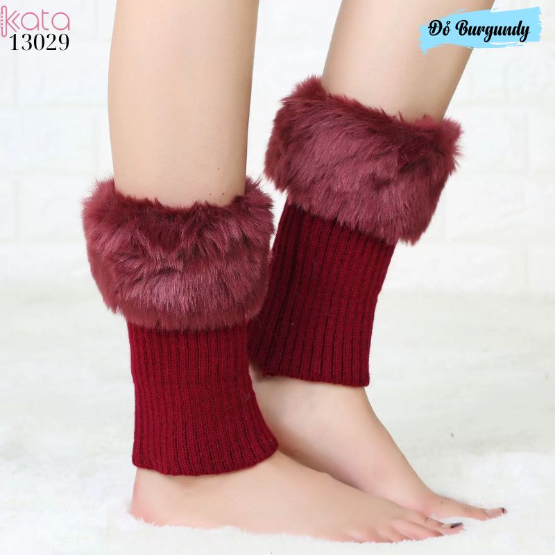 Tất lông cổ chân phong cách Hàn Quốc,ống tất thời trang ấm áp mùa thu đông 13029