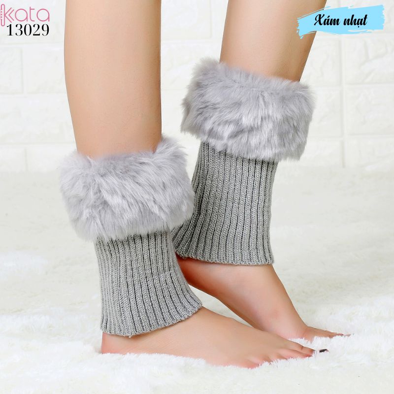 Tất lông cổ chân phong cách Hàn Quốc,ống tất thời trang ấm áp mùa thu đông 13029