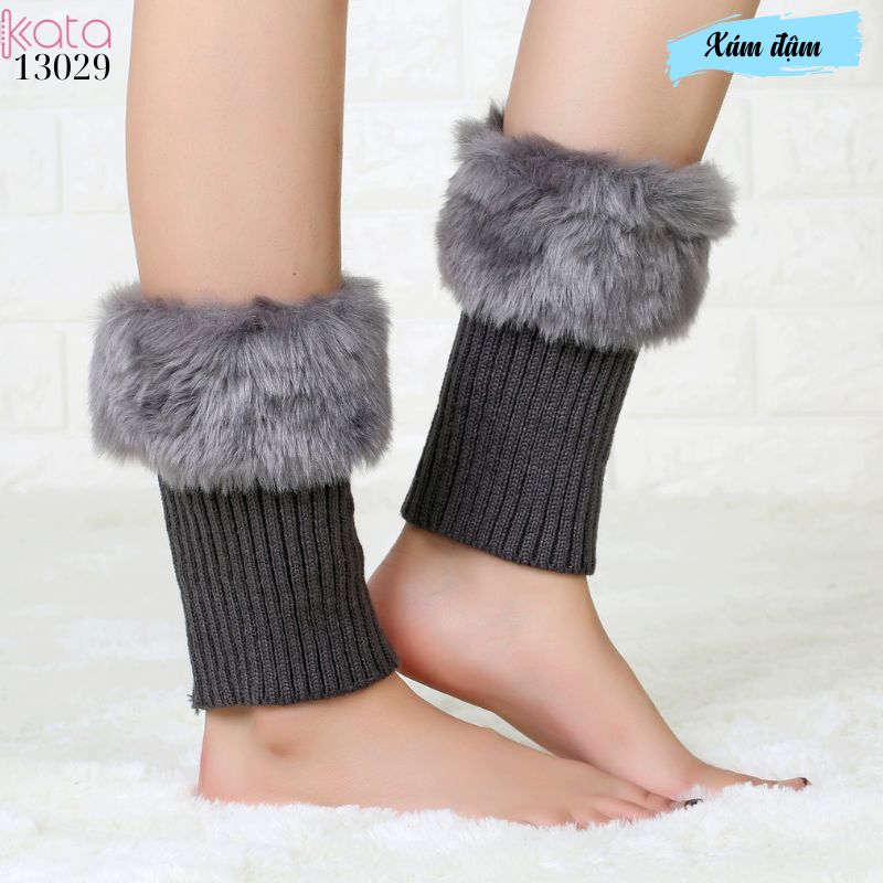 Tất lông cổ chân phong cách Hàn Quốc,ống tất thời trang ấm áp mùa thu đông 13029