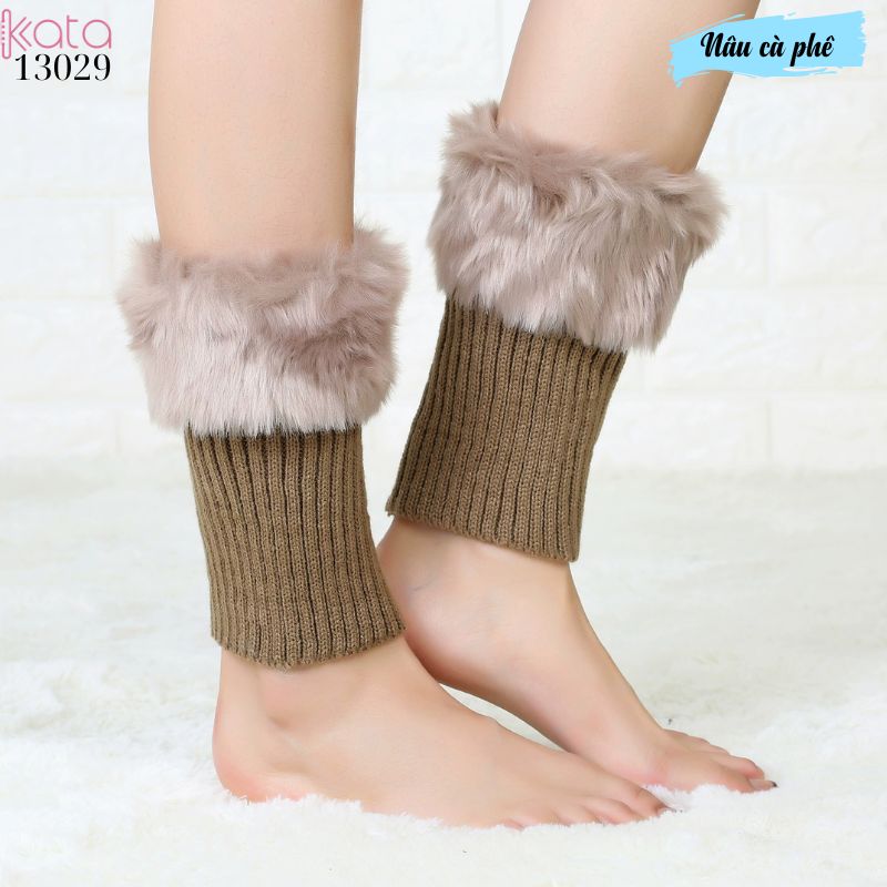 Tất lông cổ chân phong cách Hàn Quốc,ống tất thời trang ấm áp mùa thu đông 13029