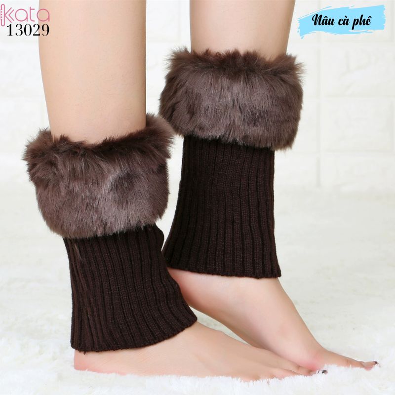 Tất lông cổ chân phong cách Hàn Quốc,ống tất thời trang ấm áp mùa thu đông 13029