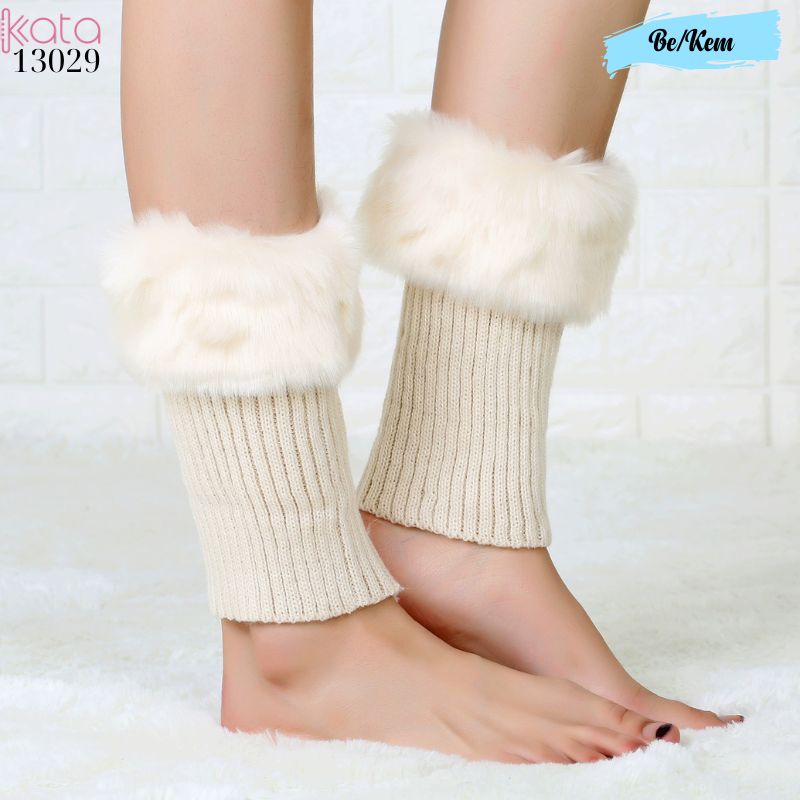 Tất lông cổ chân phong cách Hàn Quốc,ống tất thời trang ấm áp mùa thu đông 13029