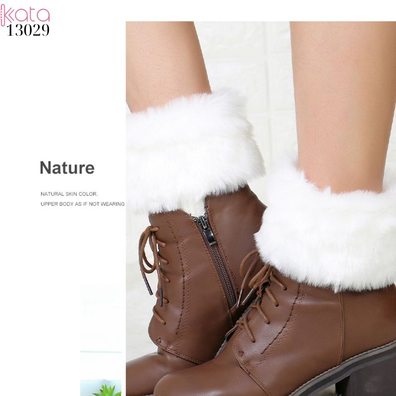 Tất lông cổ chân phong cách Hàn Quốc,ống tất thời trang ấm áp mùa thu đông 13029