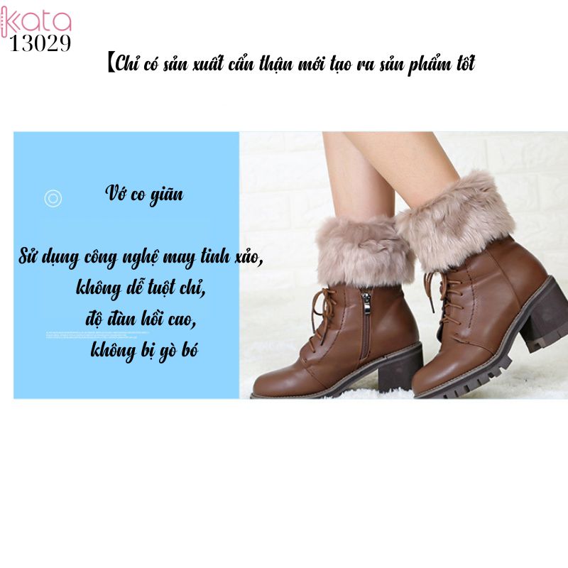 Tất lông cổ chân phong cách Hàn Quốc,ống tất thời trang ấm áp mùa thu đông 13029