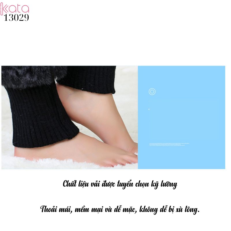 Tất lông cổ chân phong cách Hàn Quốc,ống tất thời trang ấm áp mùa thu đông 13029