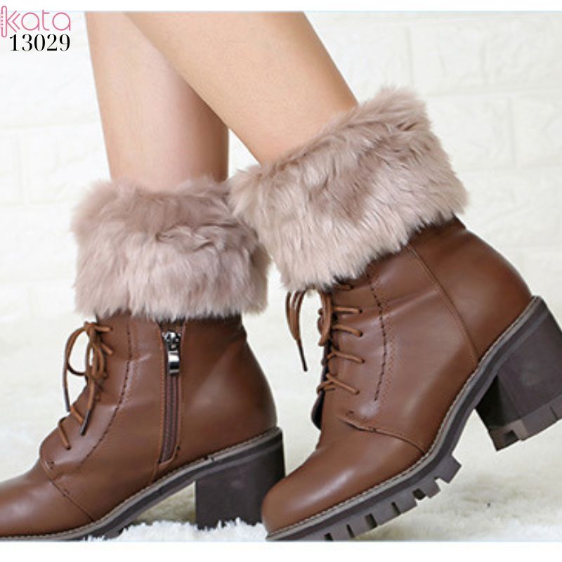 Tất lông cổ chân phong cách Hàn Quốc,ống tất thời trang ấm áp mùa thu đông 13029