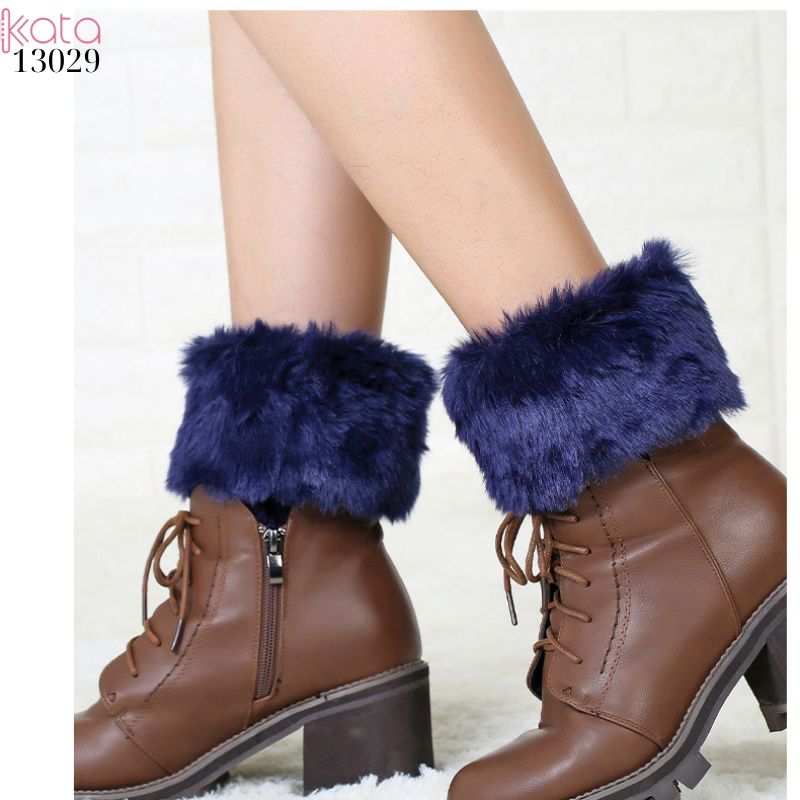 Tất lông cổ chân phong cách Hàn Quốc,ống tất thời trang ấm áp mùa thu đông 13029