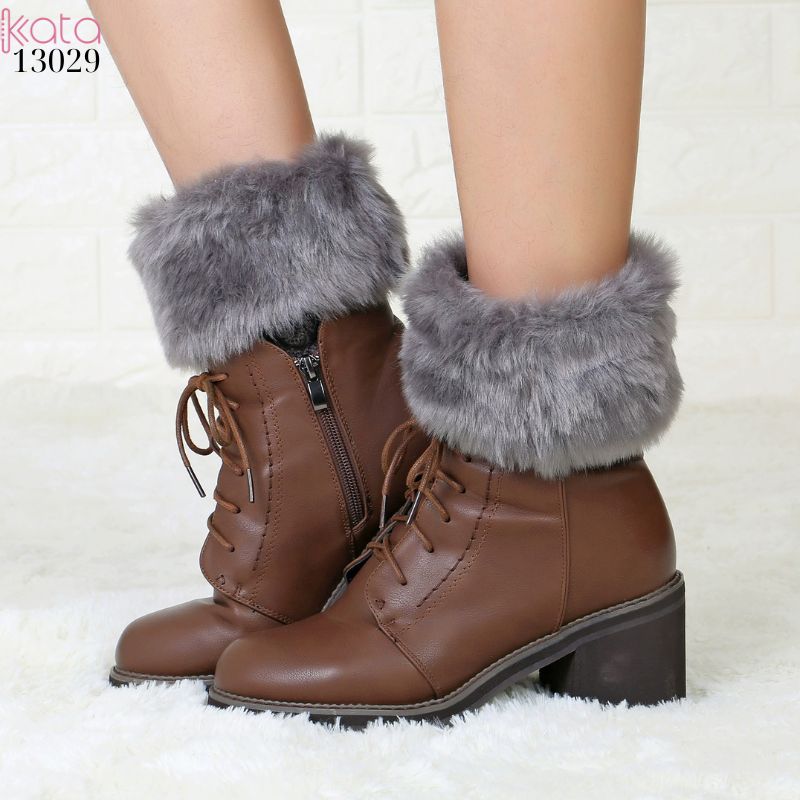 Tất lông cổ chân phong cách Hàn Quốc,ống tất thời trang ấm áp mùa thu đông 13029