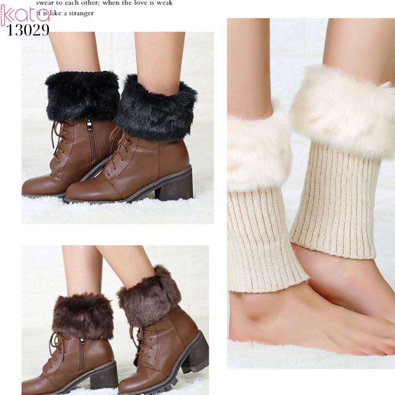 Tất lông cổ chân phong cách Hàn Quốc,ống tất thời trang ấm áp mùa thu đông 13029