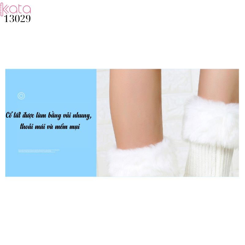 Tất lông cổ chân phong cách Hàn Quốc,ống tất thời trang ấm áp mùa thu đông 13029