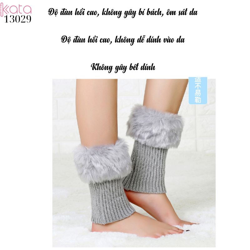 Tất lông cổ chân phong cách Hàn Quốc,ống tất thời trang ấm áp mùa thu đông 13029