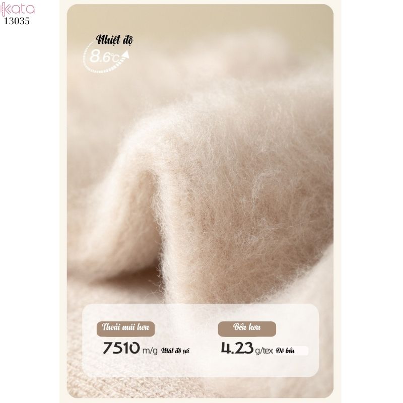 Vớ len lông cừu ấm áp dành cho phụ nữ mùa thu và mùa đông, vớ lông cừu dày để ngủ và vớ sàn ấm áp 13035