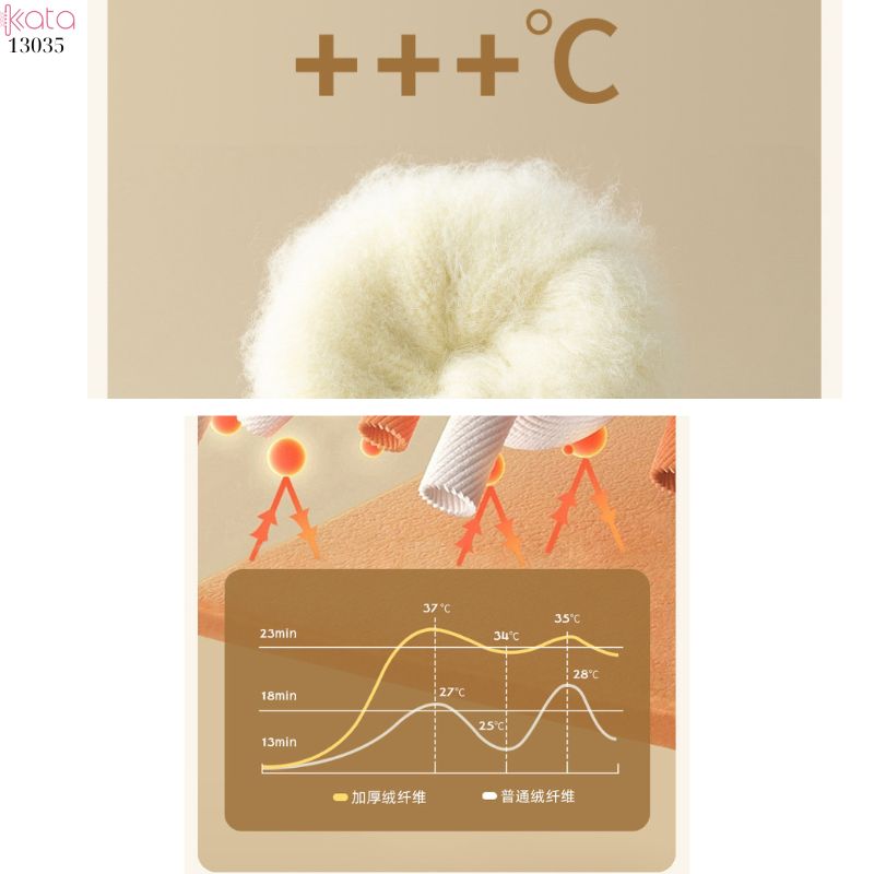 Vớ len lông cừu ấm áp dành cho phụ nữ mùa thu và mùa đông, vớ lông cừu dày để ngủ và vớ sàn ấm áp 13035