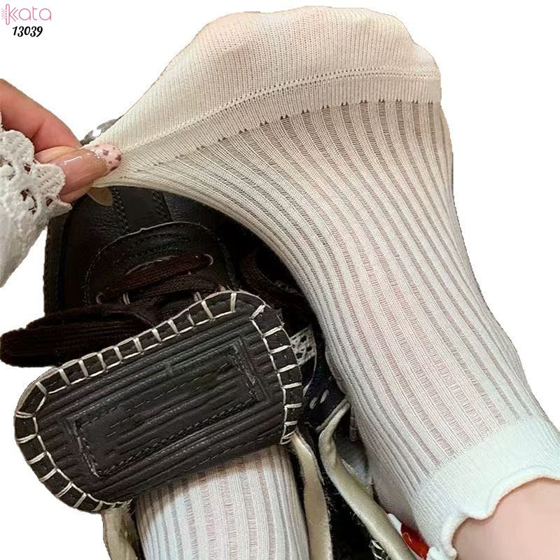 Tất ngắn mùa hè,vớ viền ren mỏng thoáng mát 13039