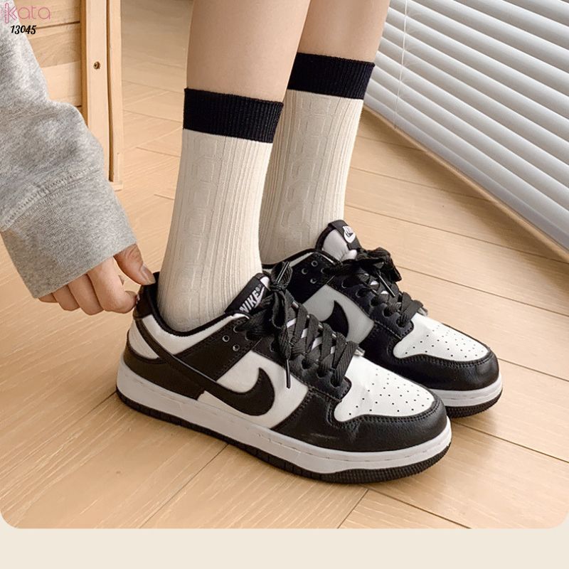 Tất bông thu đông thoải mái và thấm hút mồ hôi, tất cotton đa năng dành cho sinh viên, vớ thể thao thông thường 13045