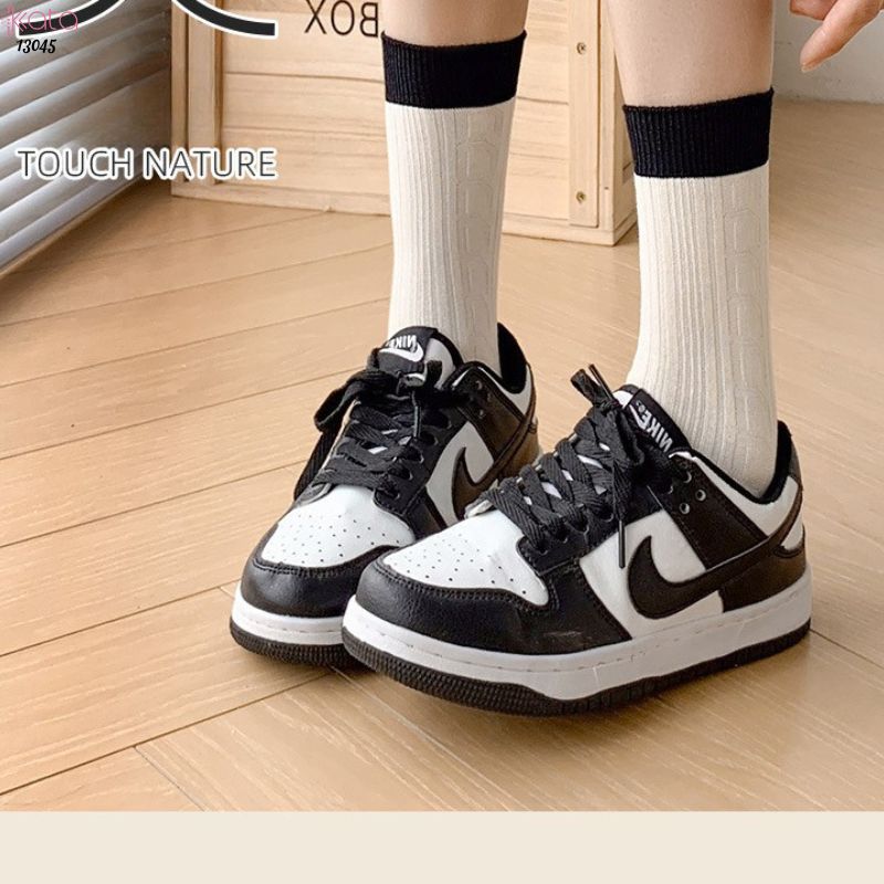 Tất bông thu đông thoải mái và thấm hút mồ hôi, tất cotton đa năng dành cho sinh viên, vớ thể thao thông thường 13045