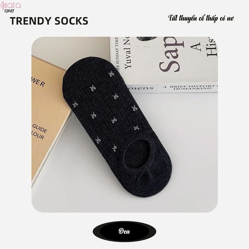 Tất bông lưới thoáng mát thấm hút mồ hôi,vớ thuyền vô hình 13047