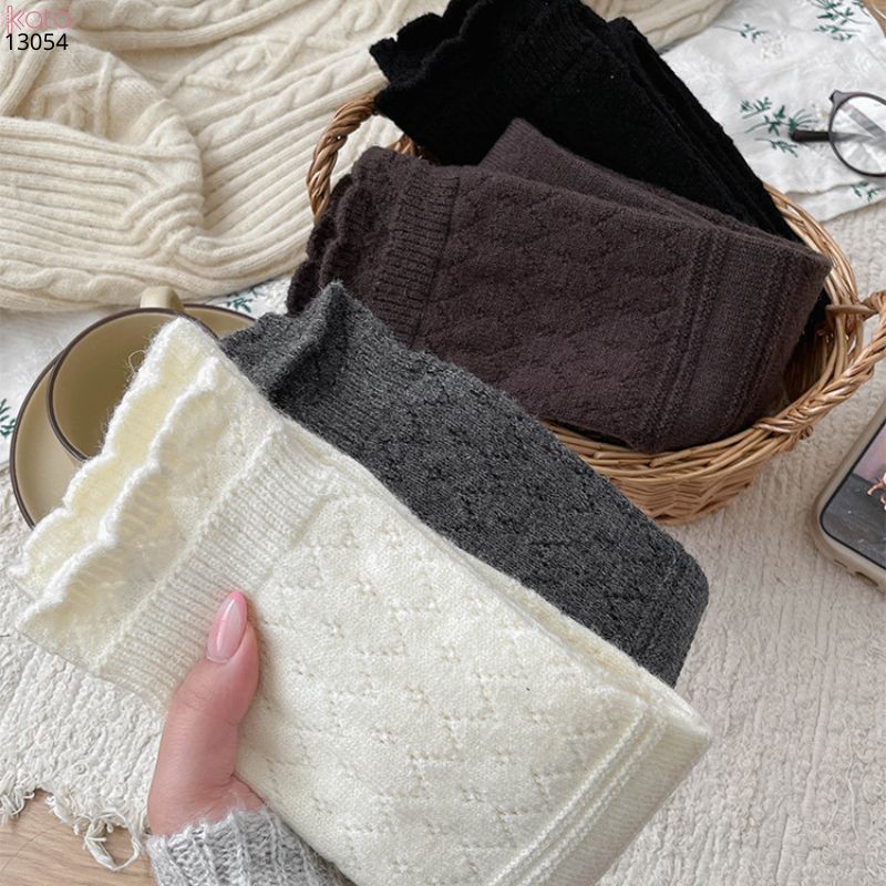 Tất len ấm thu đông,vớ bắp chân đi bốt phong cách cổ điển Nhật Bản 13054