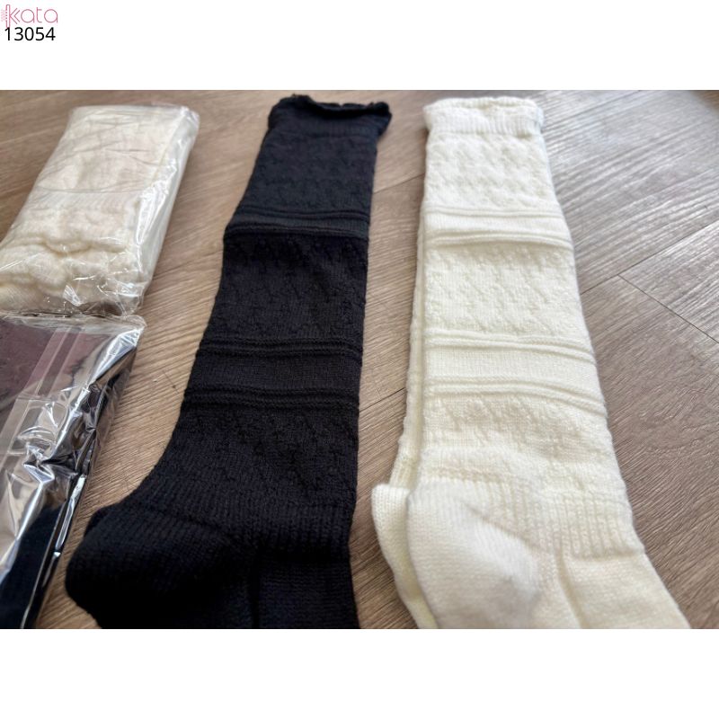 Tất len ấm thu đông,vớ bắp chân đi bốt phong cách cổ điển Nhật Bản 13054