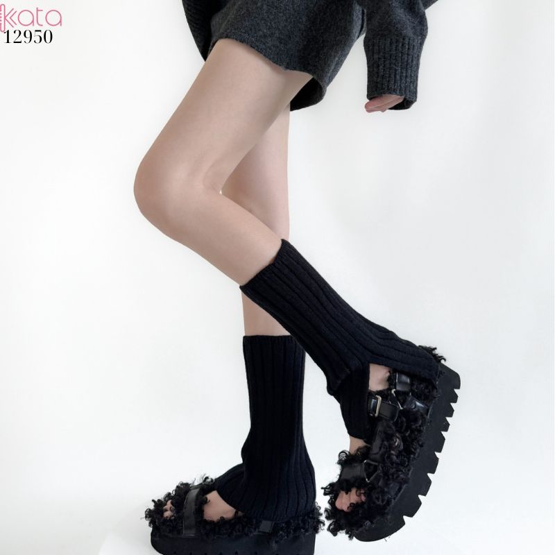 Ống tất thời trang,tất dày thu đông giữ ấm,phụ kiện đi bốt 12950
