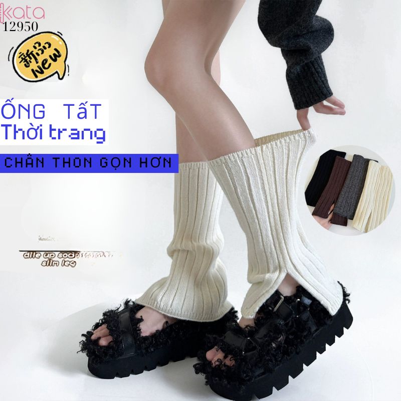 Ống tất thời trang,tất dày thu đông giữ ấm,phụ kiện đi bốt 12950