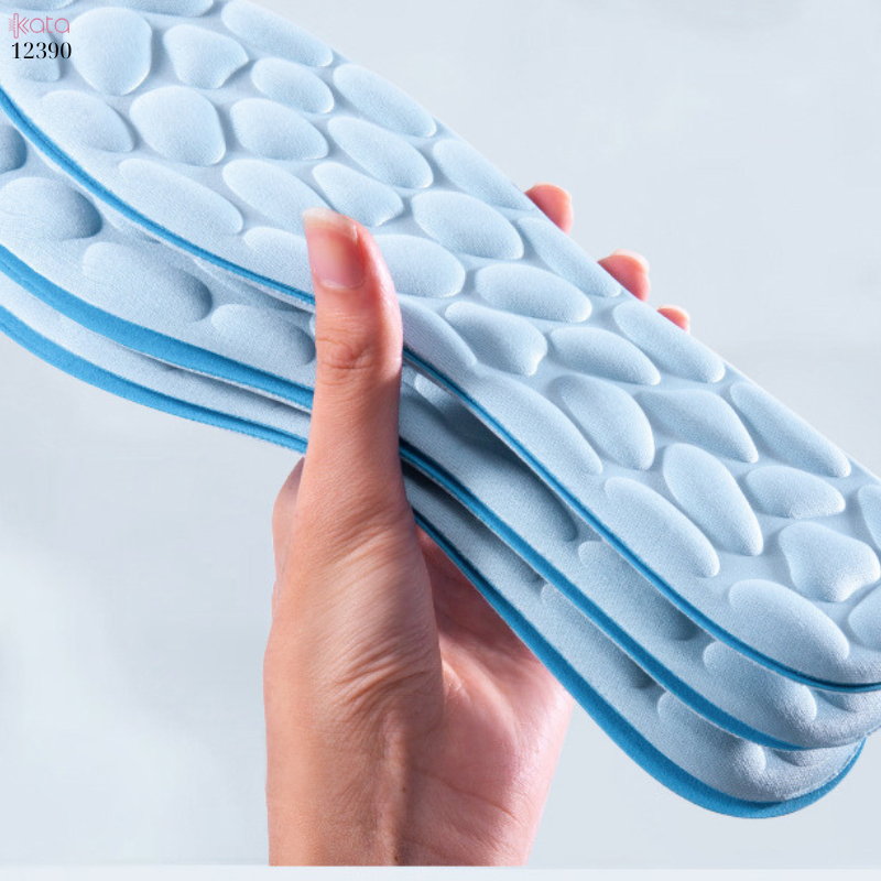 Đế lót giày siêu mềm,chống đau,thoáng khí,đứng lâu không mỏi,thấm hút mồ hôi Nam Nữ 12390